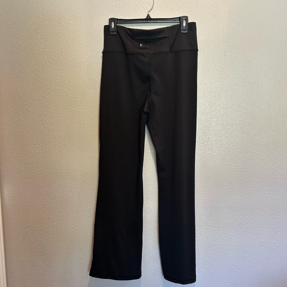 Aeropostale Sport Black Pants with zipper on the bottom leg.